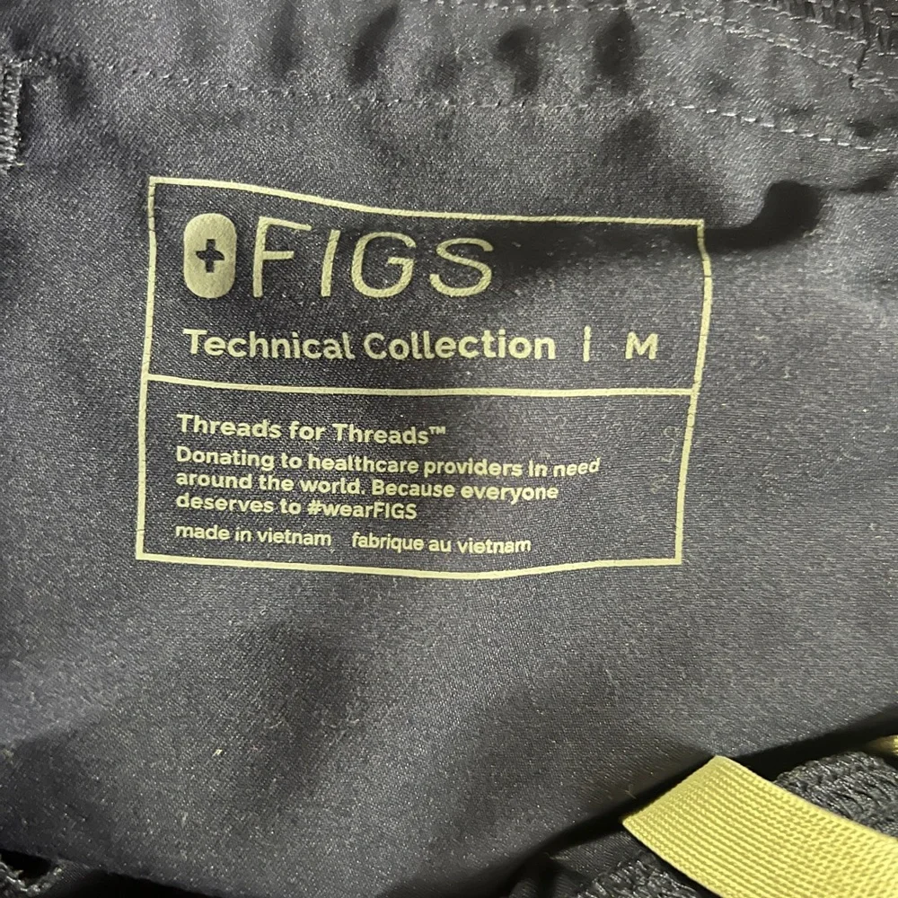 Figs navy blue Axim Technical collection scrub pants